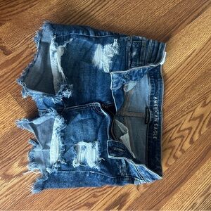American Eagle Distressed Denim Shorts
